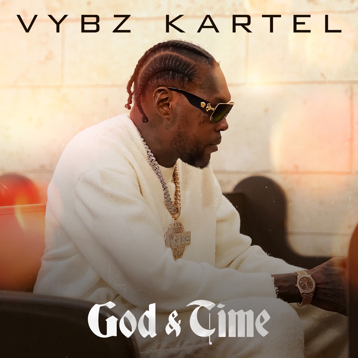 God and Time by Vybz Kartel album cover
