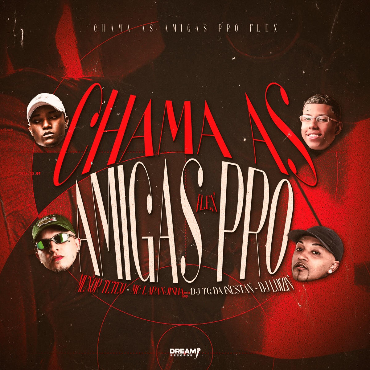 Chama as amigas pro flex - Single by Dj Tg Da Inestan, DJ LUIZIN, Menor Teteu & Mc Laranjinha album cover