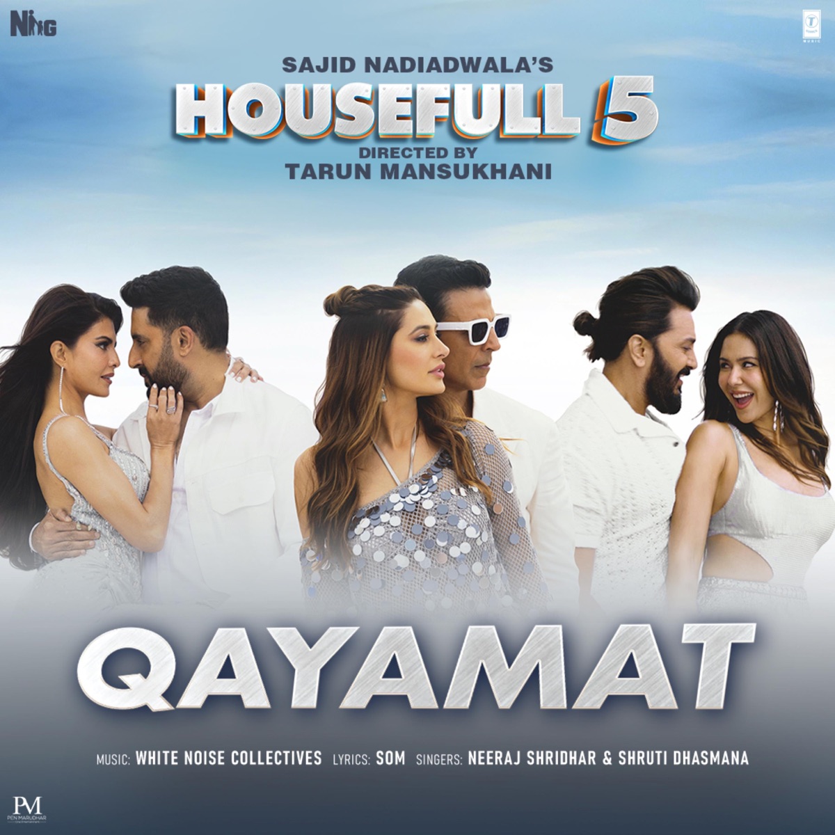 Qayamat (From "Housefull 5") - Single by White Noise Collectives, Neeraj Shridhar, Shruti Dhasmana & Som album cover