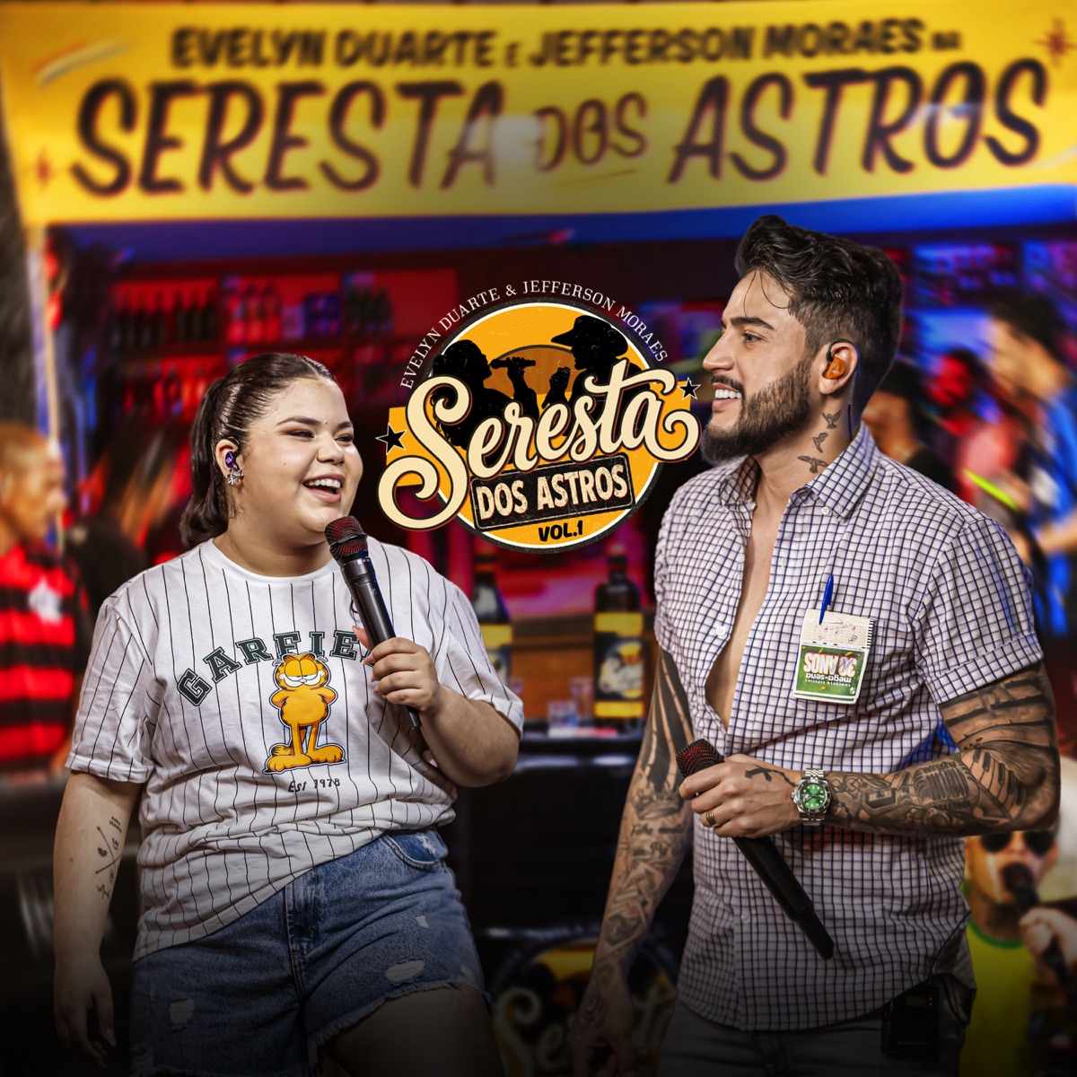 Seresta dos Astros, Vol. 1 - EP by Evelyn Duarte, Jefferson Moraes & ASTRONEJO album cover
