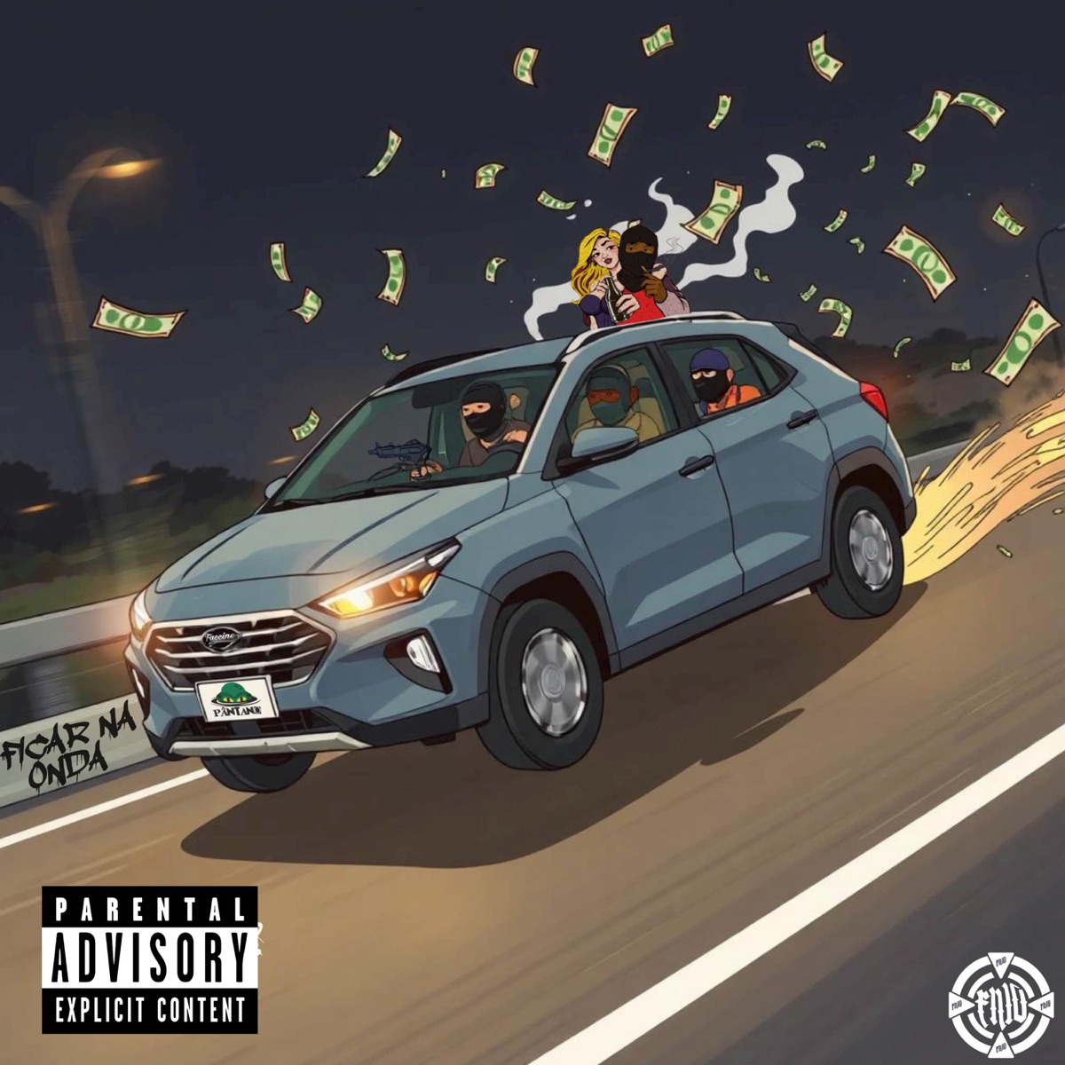 Ficar na onda - Single by FACCINE album cover
