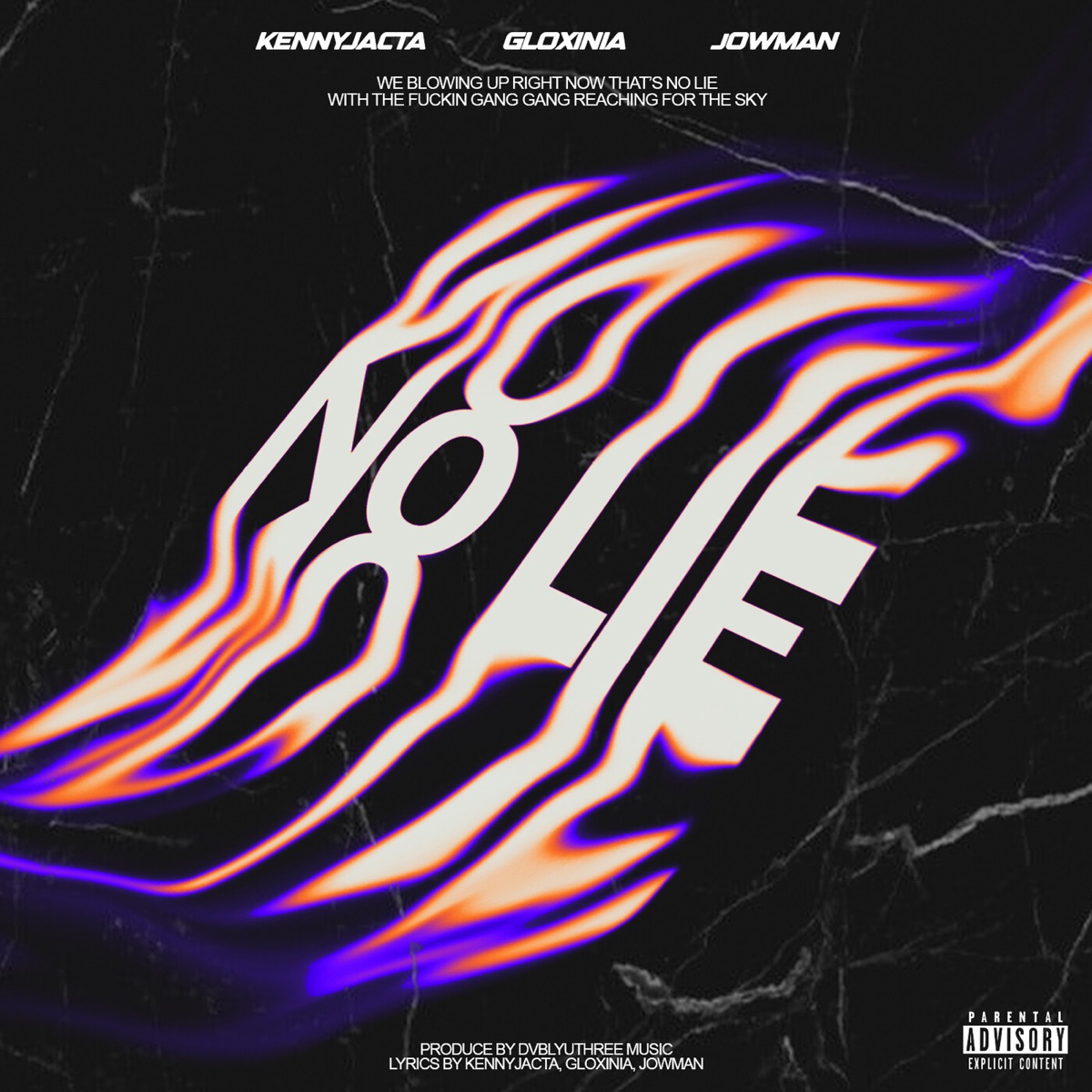 NO LIE - Single by KENNYJACTA, GLOXINIA & JOWMAN album cover