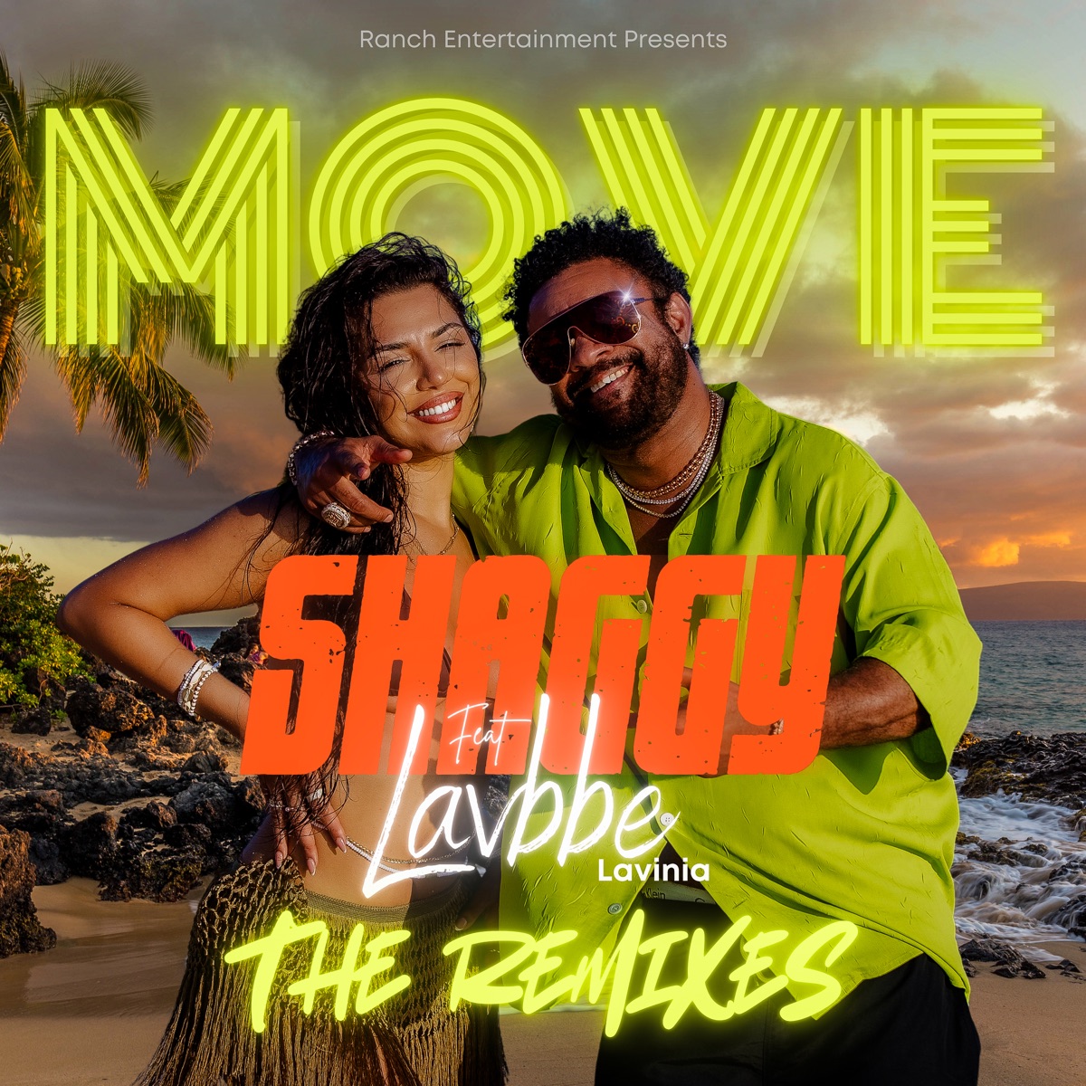 MOVE (The Remixes) by Shaggy & Lavbbe album cover