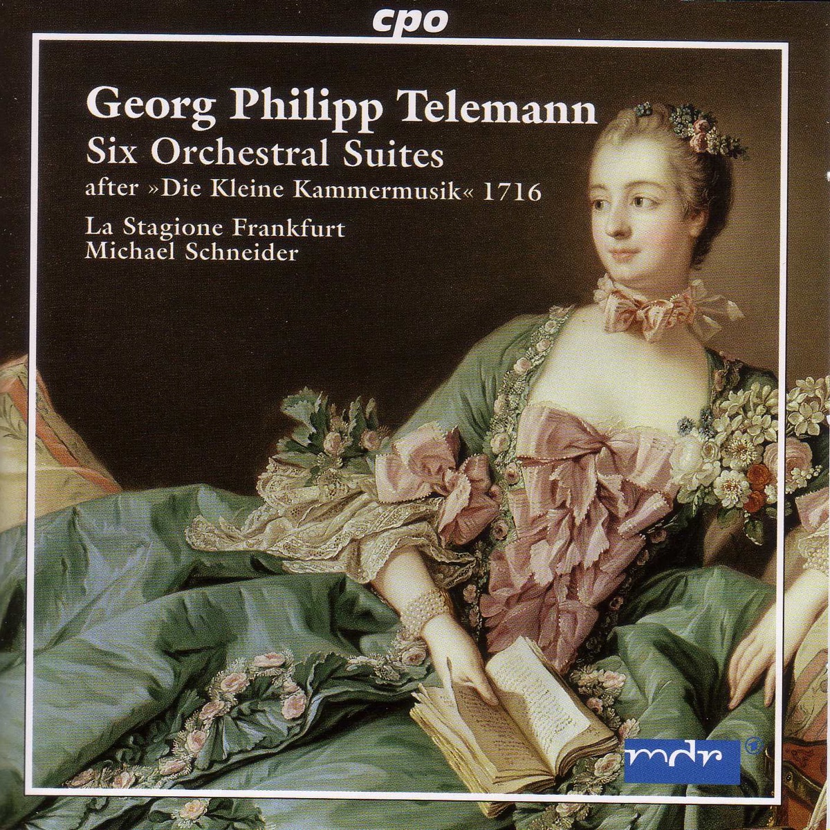 Telemann: 6 Orchestral Suites by La Stagione Frankfurt & Michael Schneider album cover