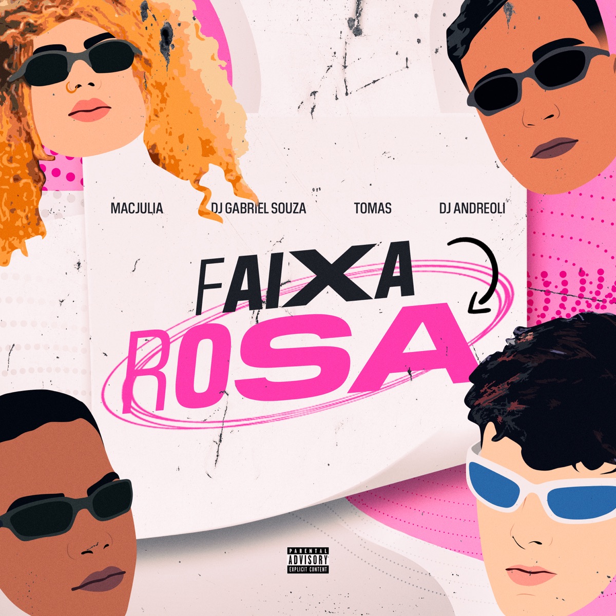 Faixa Rosa Eletrofunk (feat. Dj Gabriel Souza) - Single by TOMAS, Mac Júlia & DJ Andreoli album cover