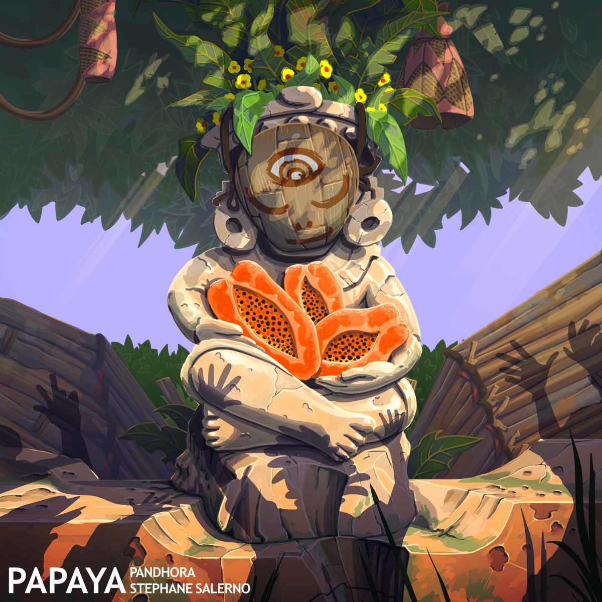 Papaya - EP by Pandhora & Stéphane Salerno album cover