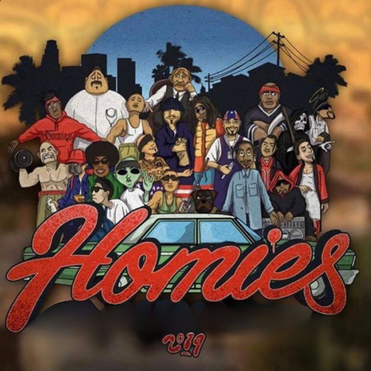 Homies 2019 (feat. Couche) - Single by Acan, Herman Trinborg & Emil Boivie album cover