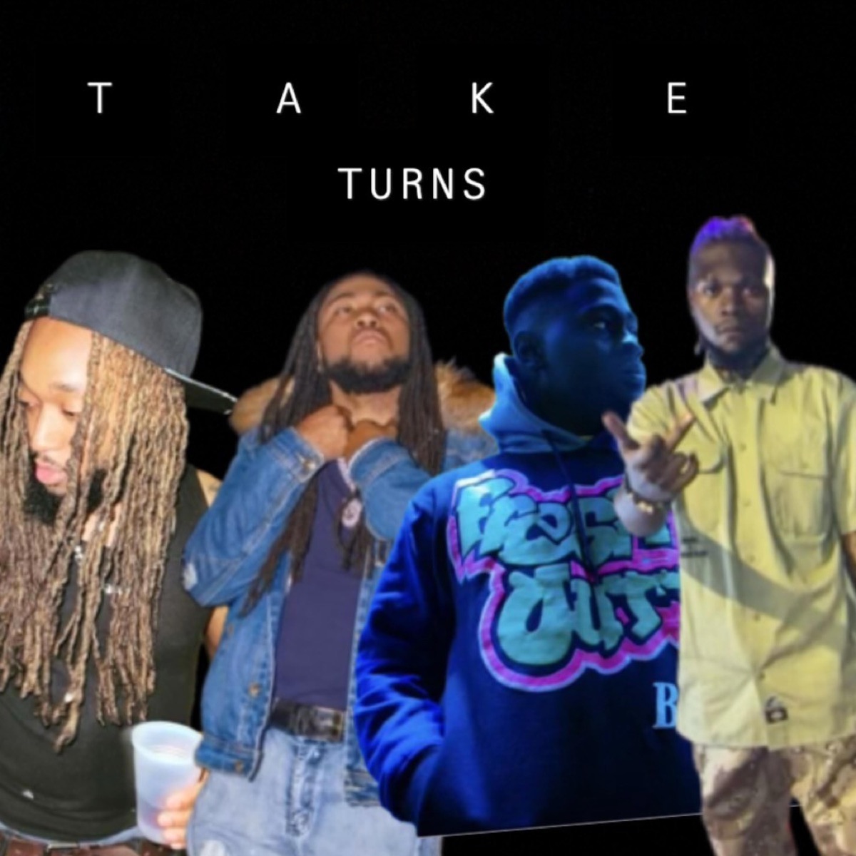 Take Turn's (feat. Taz The Artist, Savage Dell & Bravowombo) - Single by Funthegoat album cover