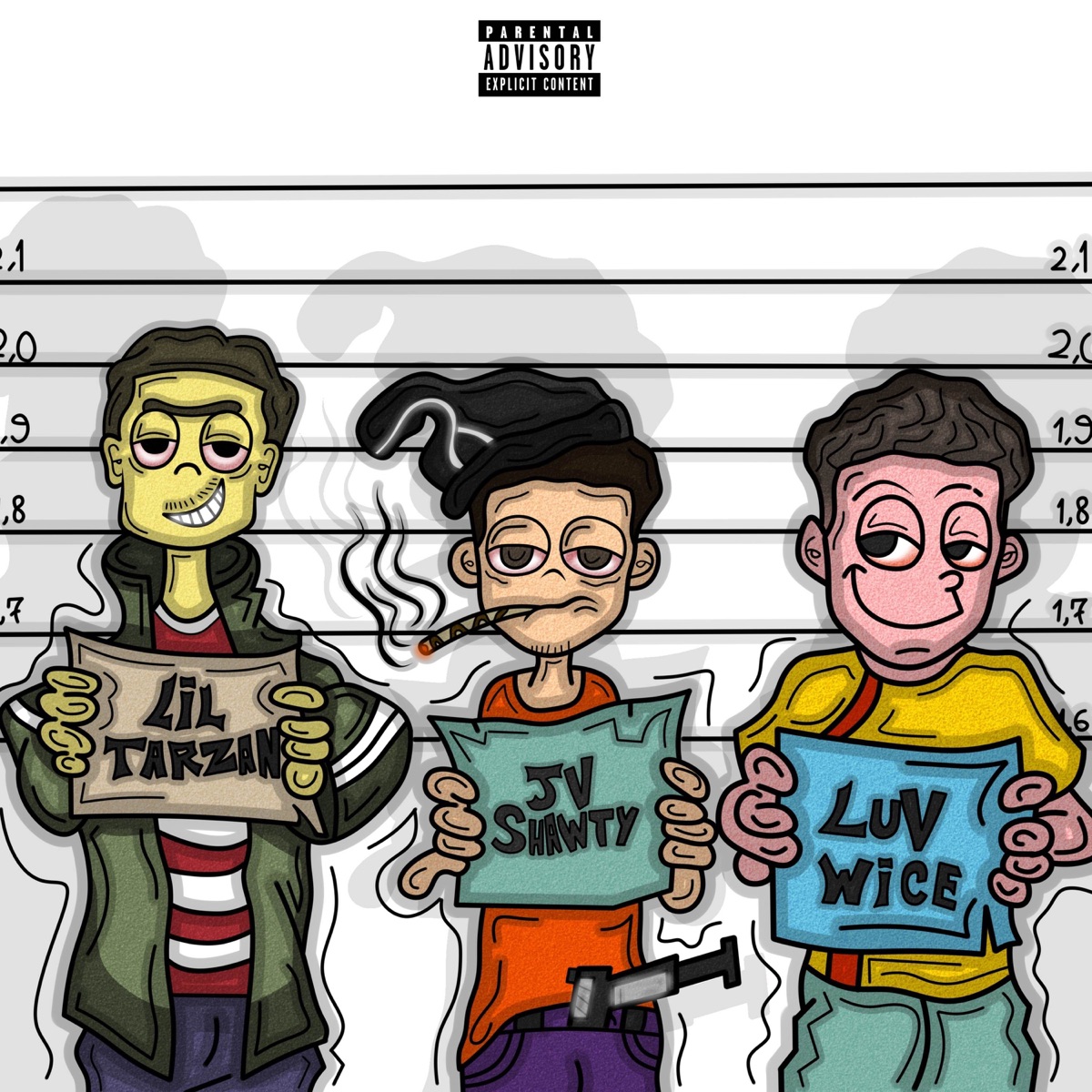 Mixtape Shawty Vol.1 - EP by jvshawty album cover