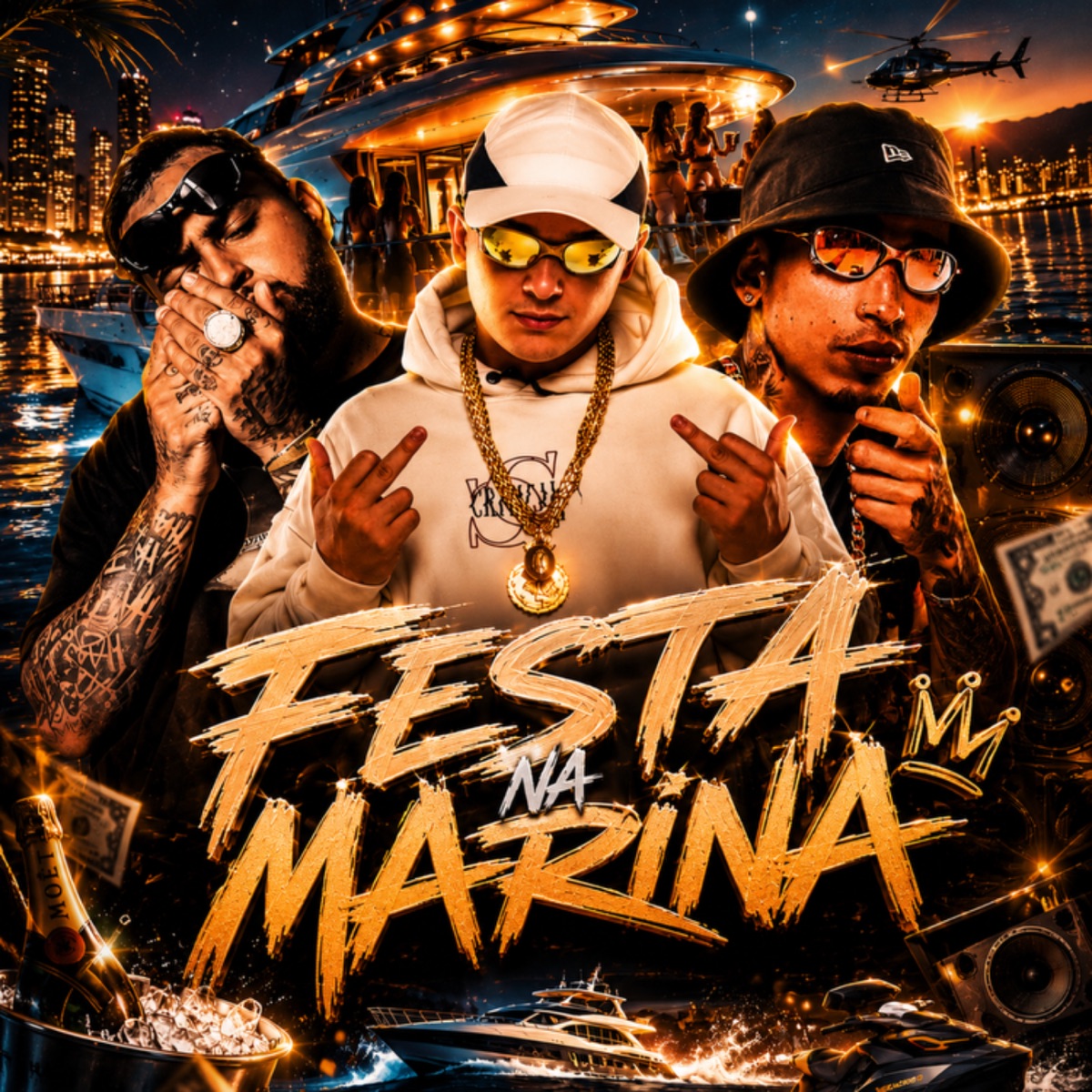 Festa Na Marina - Single by Mc Allan, MC Dim do BDC, Mc NB & Brunito Beats album cover