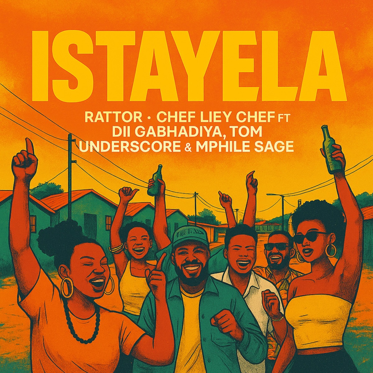 Istayela (feat. Dii Gabhadiya, Tom Underscore & Mphile Sage) - Single by Rattor & Chef Liey Chef album cover