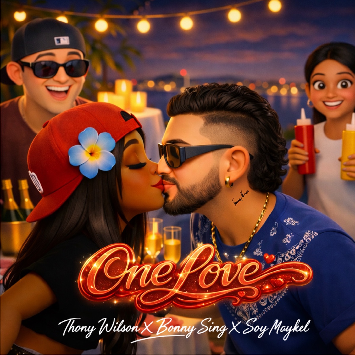 One Love - Single by Thony Wilson, Bonny Sing & Soy Maykel album cover