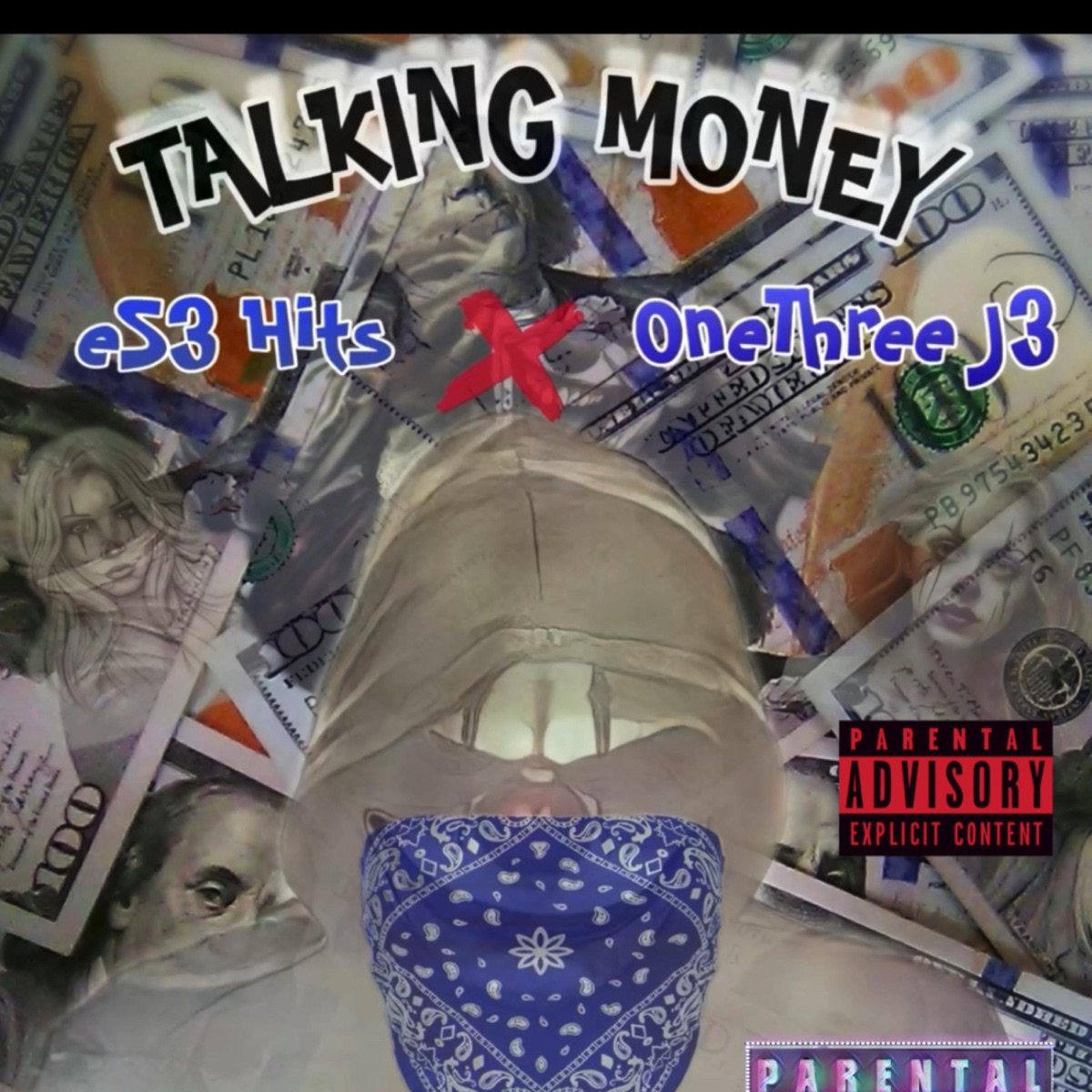 TALKING MONEY (feat. OneThree J3) - Single by HLocc album cover