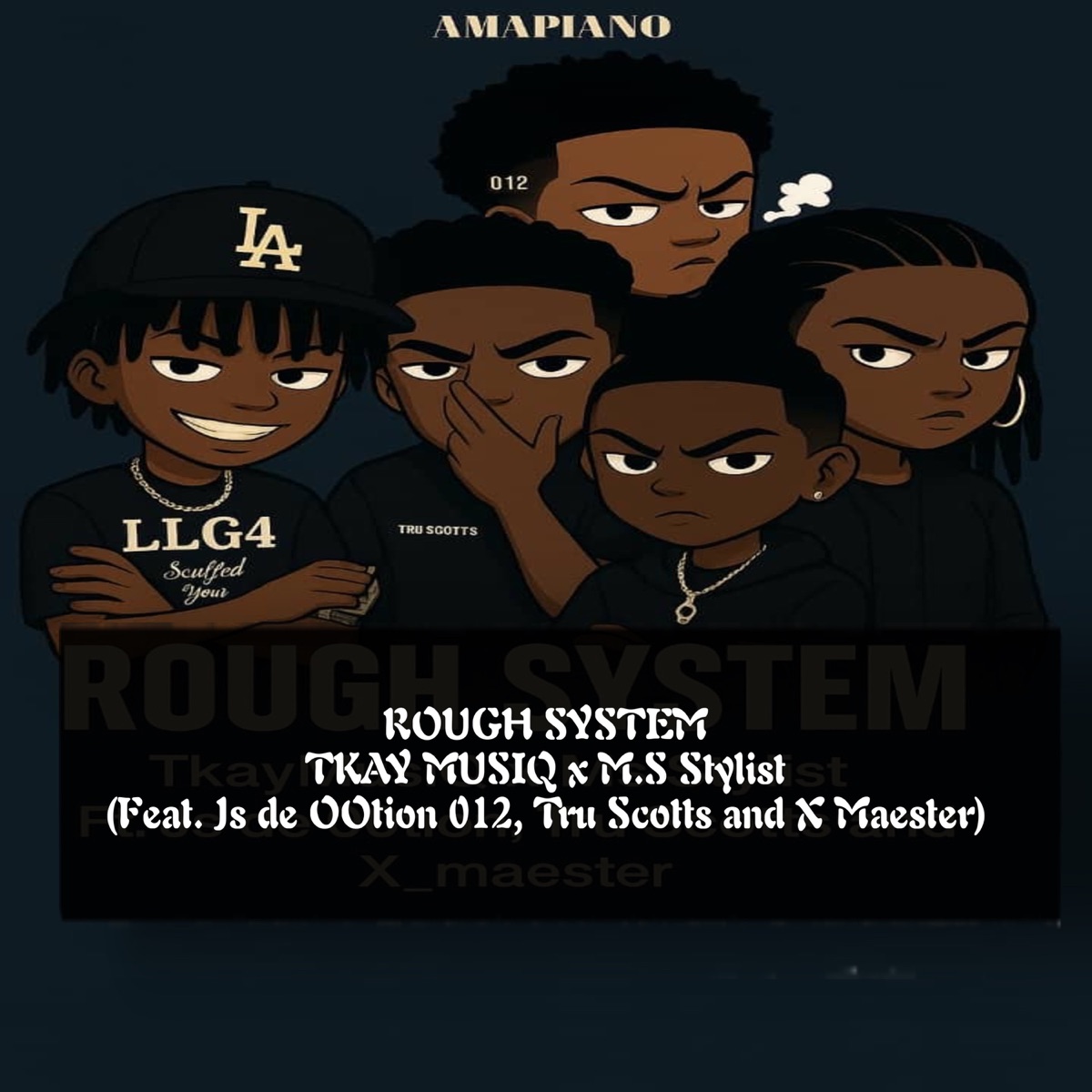 ROUGH SYSTEM (feat. JS DE 00TION012, Tru scotts & X Maester) - Single by TKAY Musiq & M.S Stylist album cover