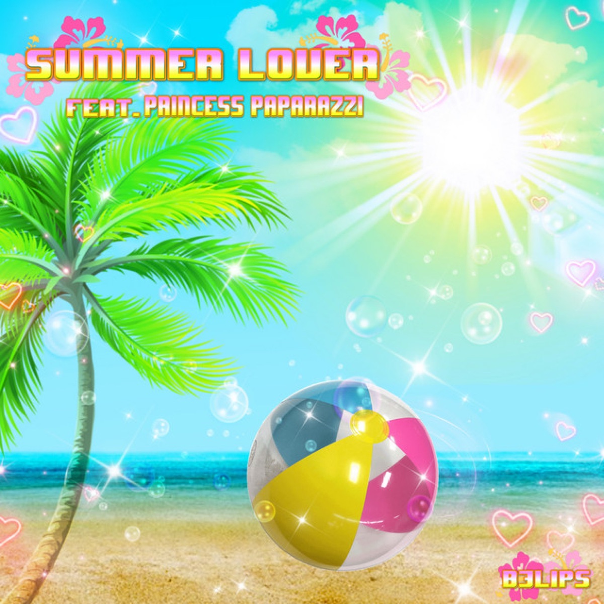 Summer Lover (feat. princess paparazzi) - Single by BJ Lips album cover
