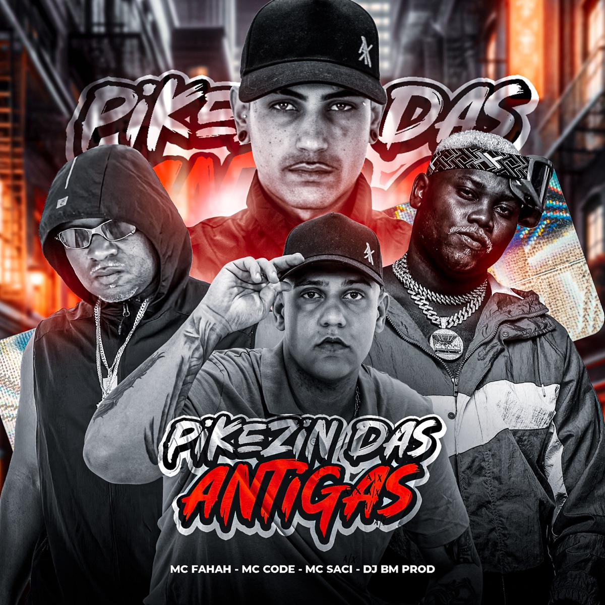 Pikezin das Antigas (feat. MC Code) - Single by MC Fahah, DJ BM PROD & MC Saci album cover