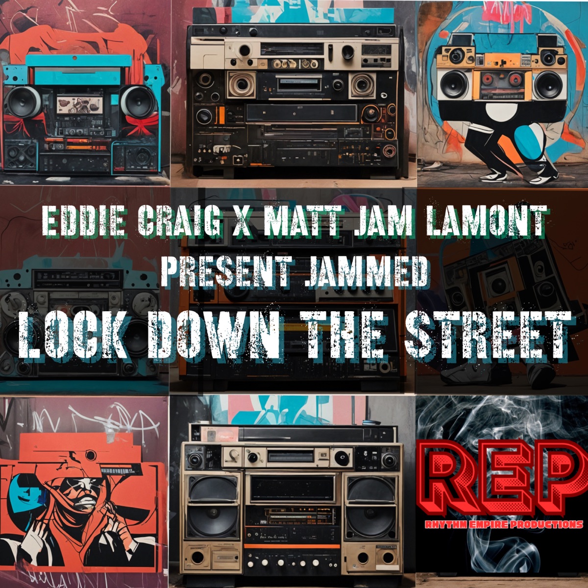 Lock Down the Street (Eddie Craig & Matt Jam Lamont Presents) - Single by Eddie Craig, Matt Jam Lamont & Jammed album cover