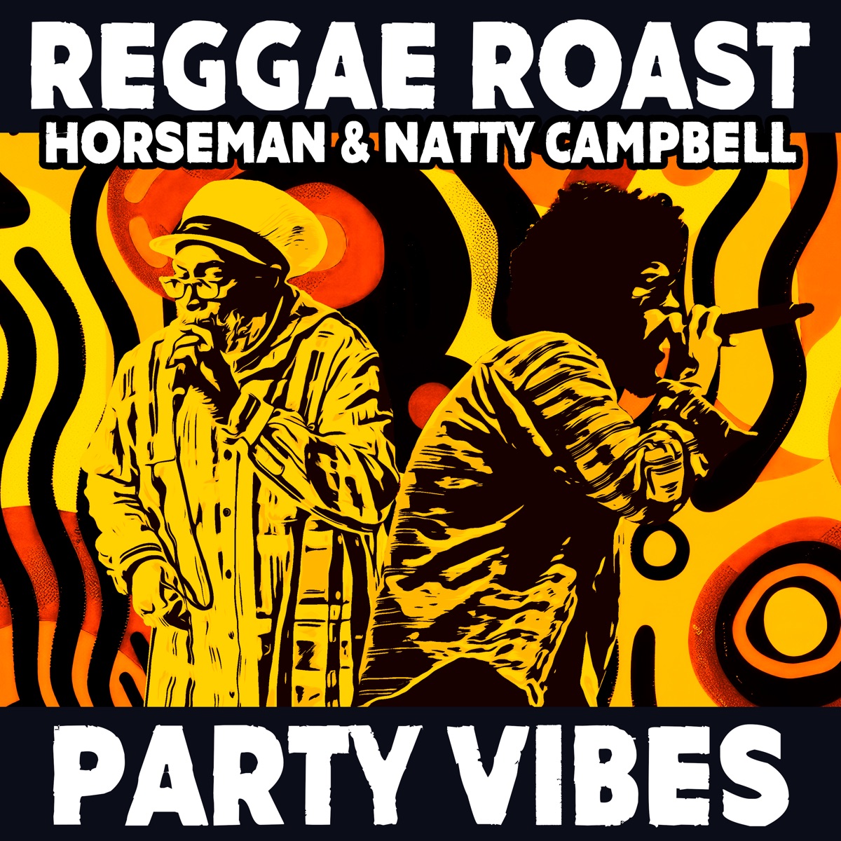 Party Vibes - Single by Reggae Roast, Horseman & Natty Campbell album cover