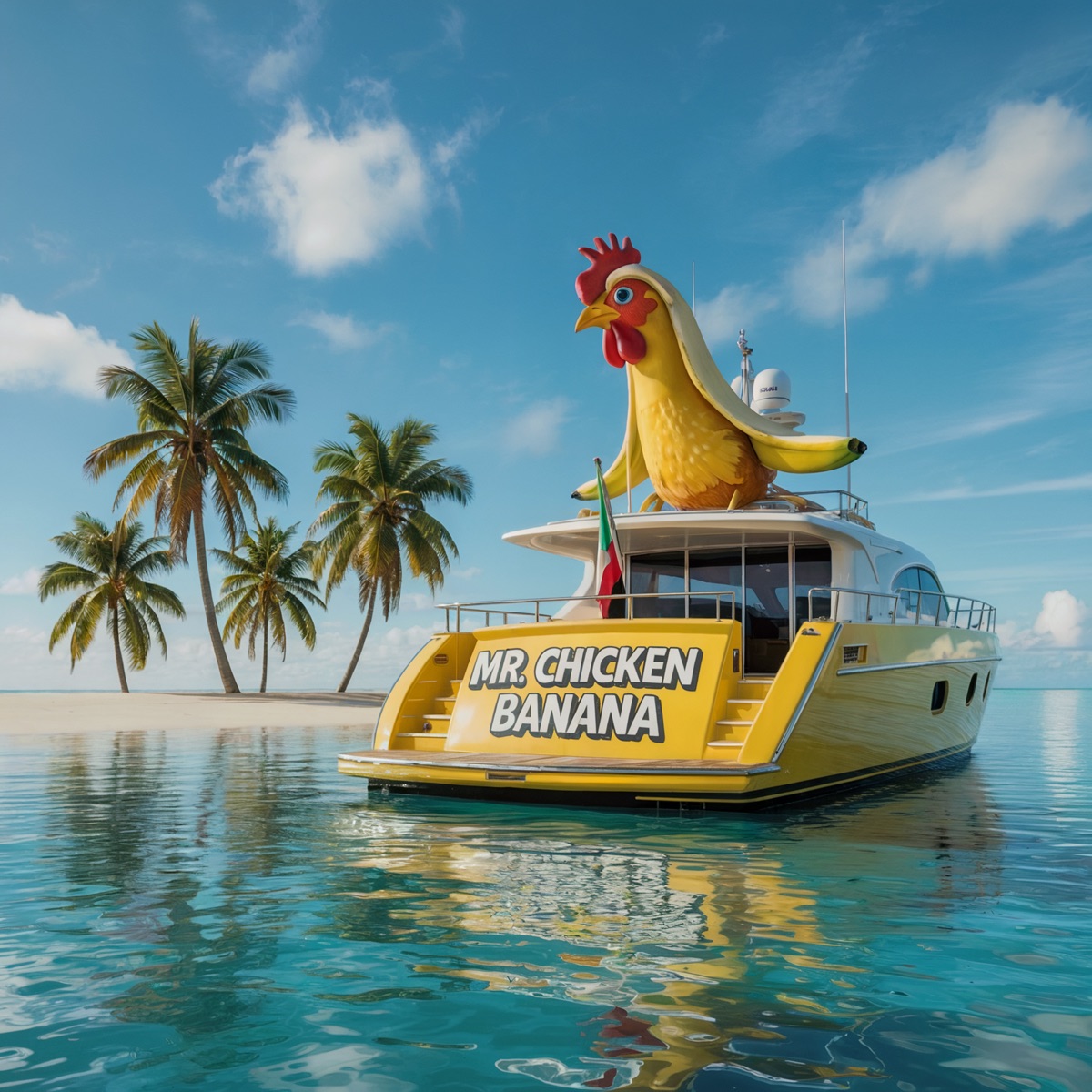 The Chicken Banana Song - Single by DiscoMuffin, Samfree, NILFRUITS, Kairiki Bear, gigaP & IKASAN album cover