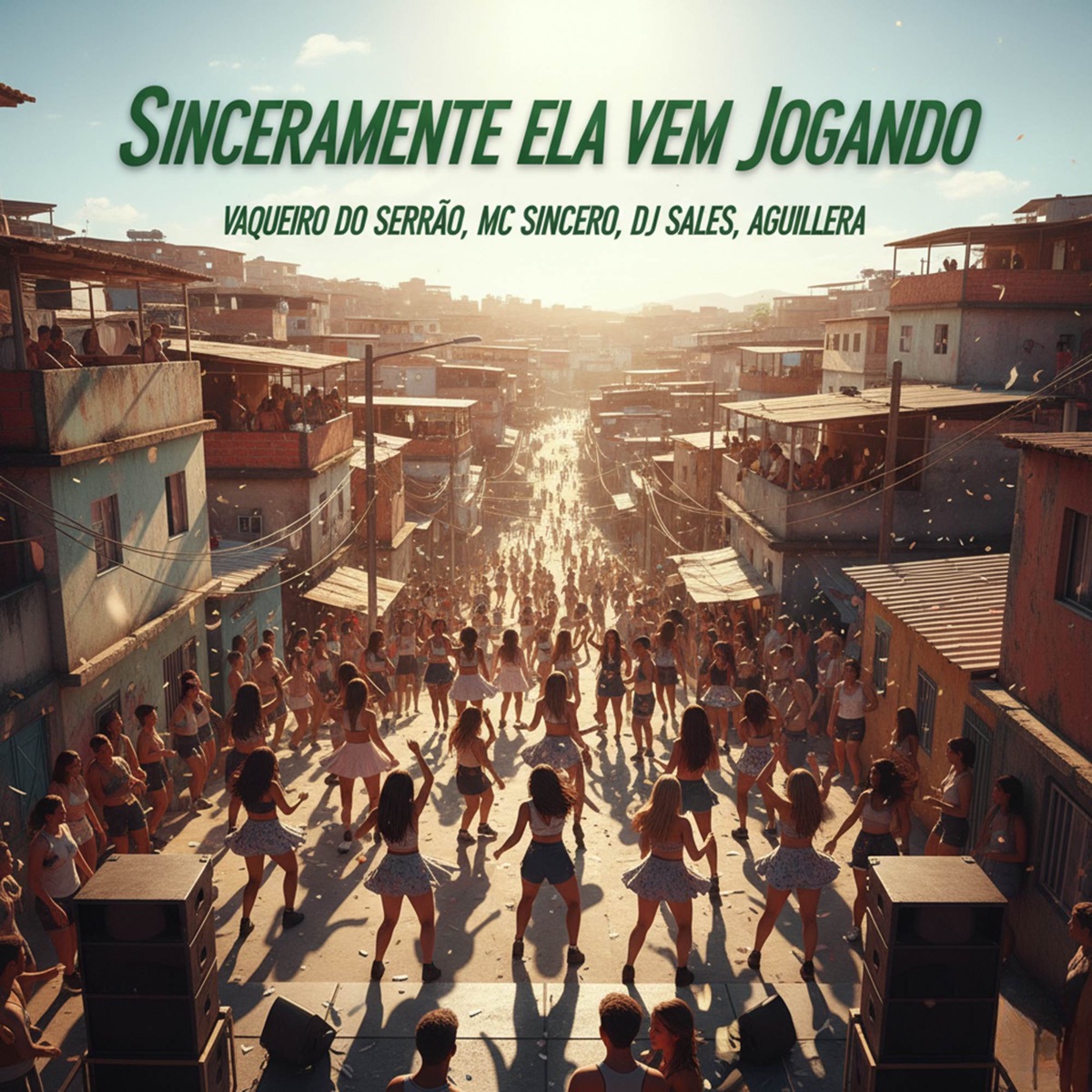 Sinceramente Ela Vem Jogando (feat. Aguillera) - Single by DJ Sales, LUUK VAQUEIRO DO SERRÃO & Mc Sincero album cover