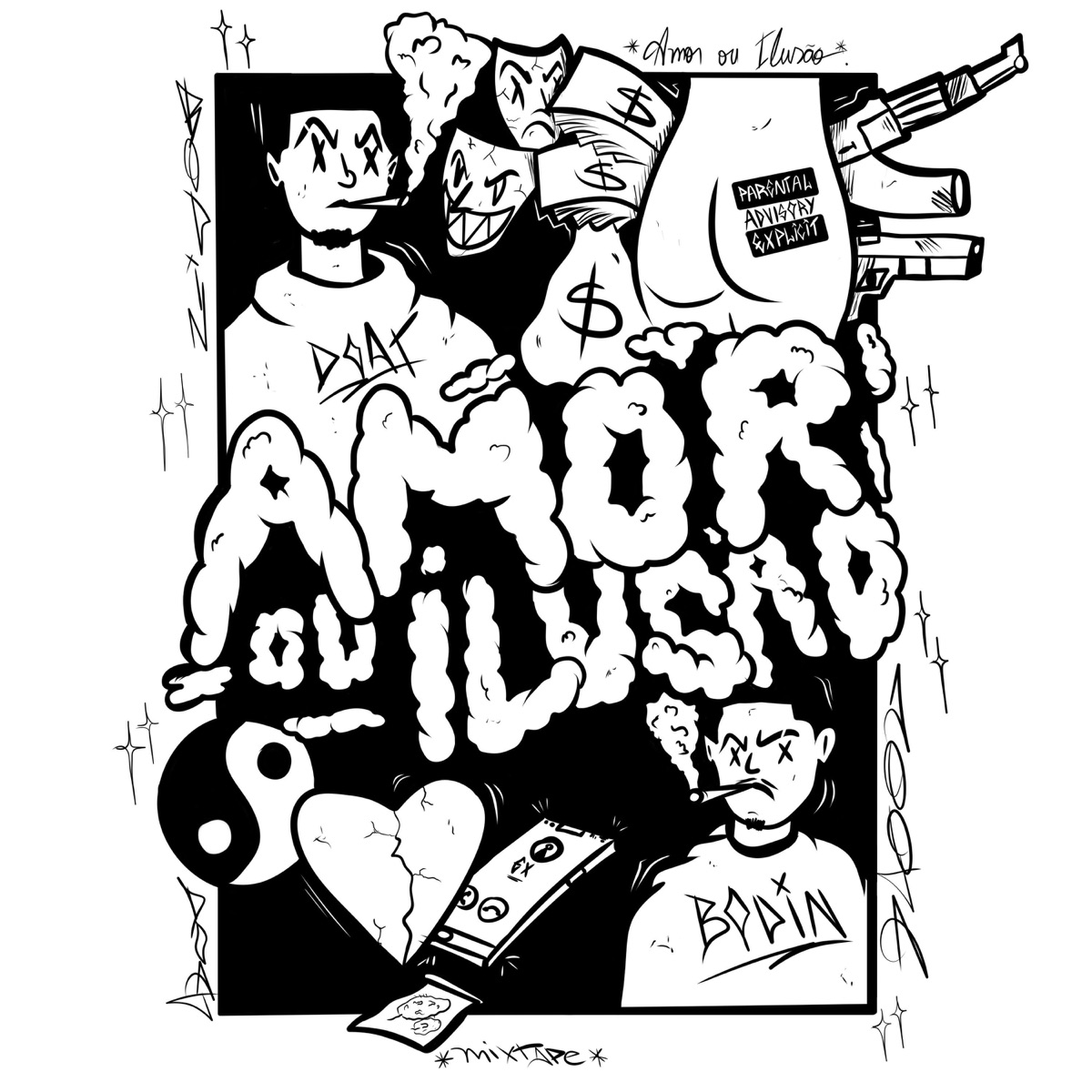Amor ou Ilusão - EP by Doat, bodin & Stuani album cover
