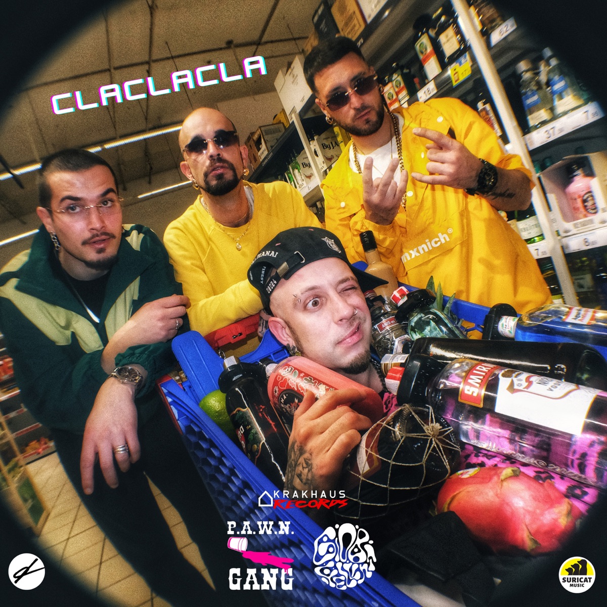 Claclacla (feat. Lil Guiu, Hacha Dastral & Willfree) - Single by P.A.W.N. Gang & Gioba Fellini album cover