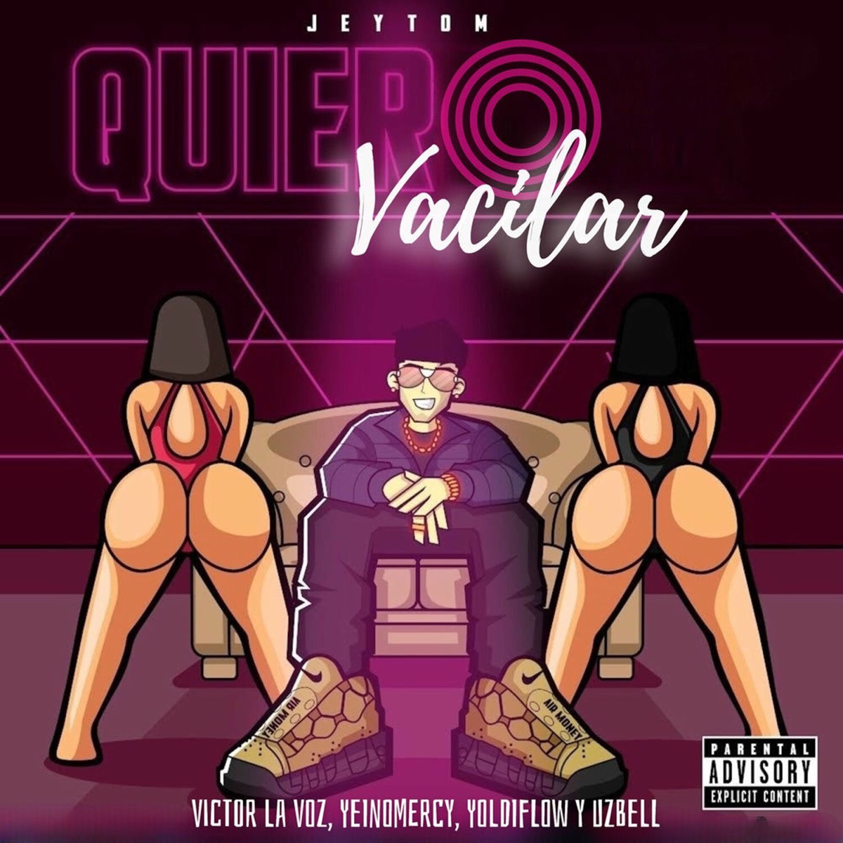 Quiero Vacilar (feat. Yoldiflow & Uzbell) - Single by jey tom, Victor La Voz & Yeinomercy album cover