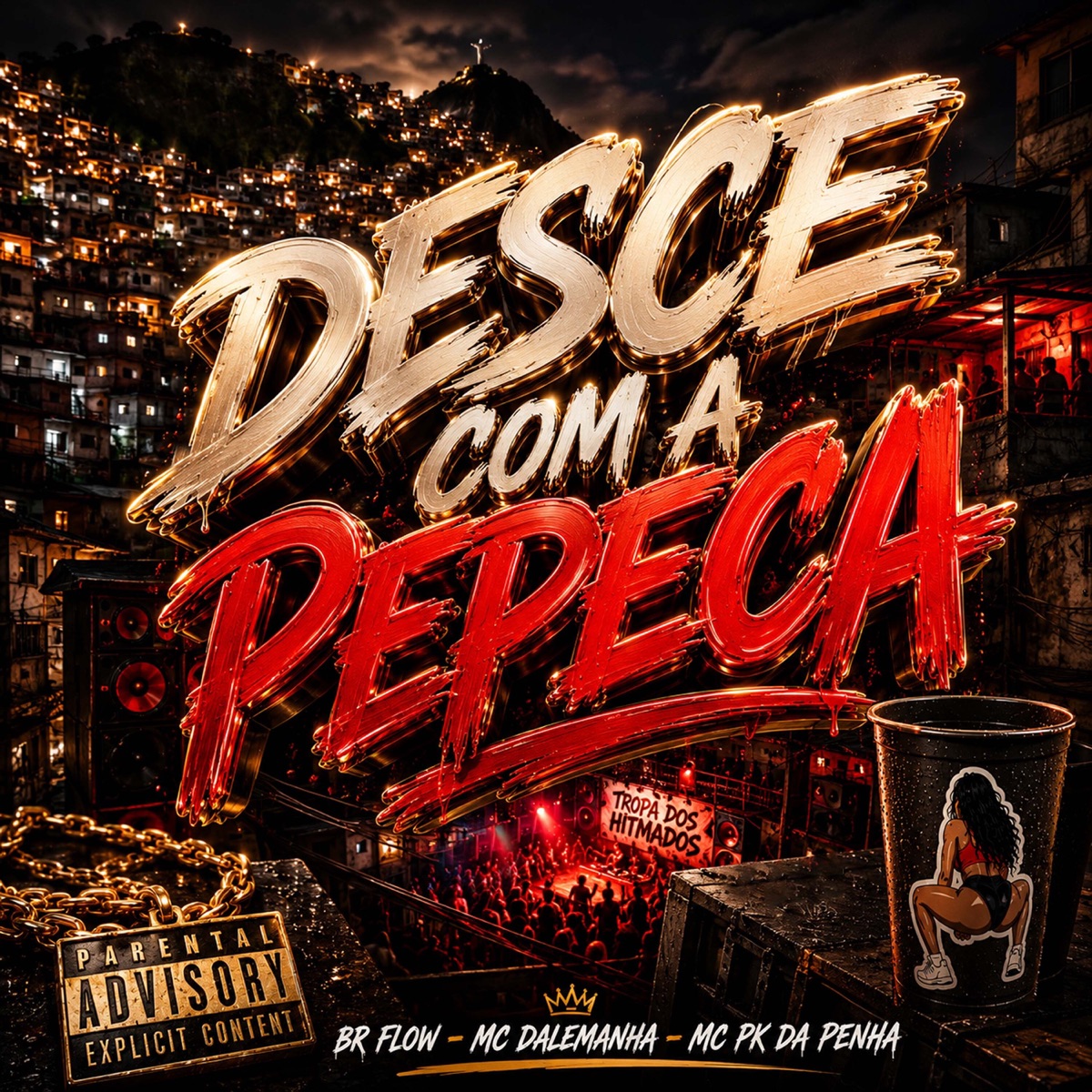 Desce Com a Pepeca - Single by Br Flow, MC Dalemanha & Mc PK da Penha album cover