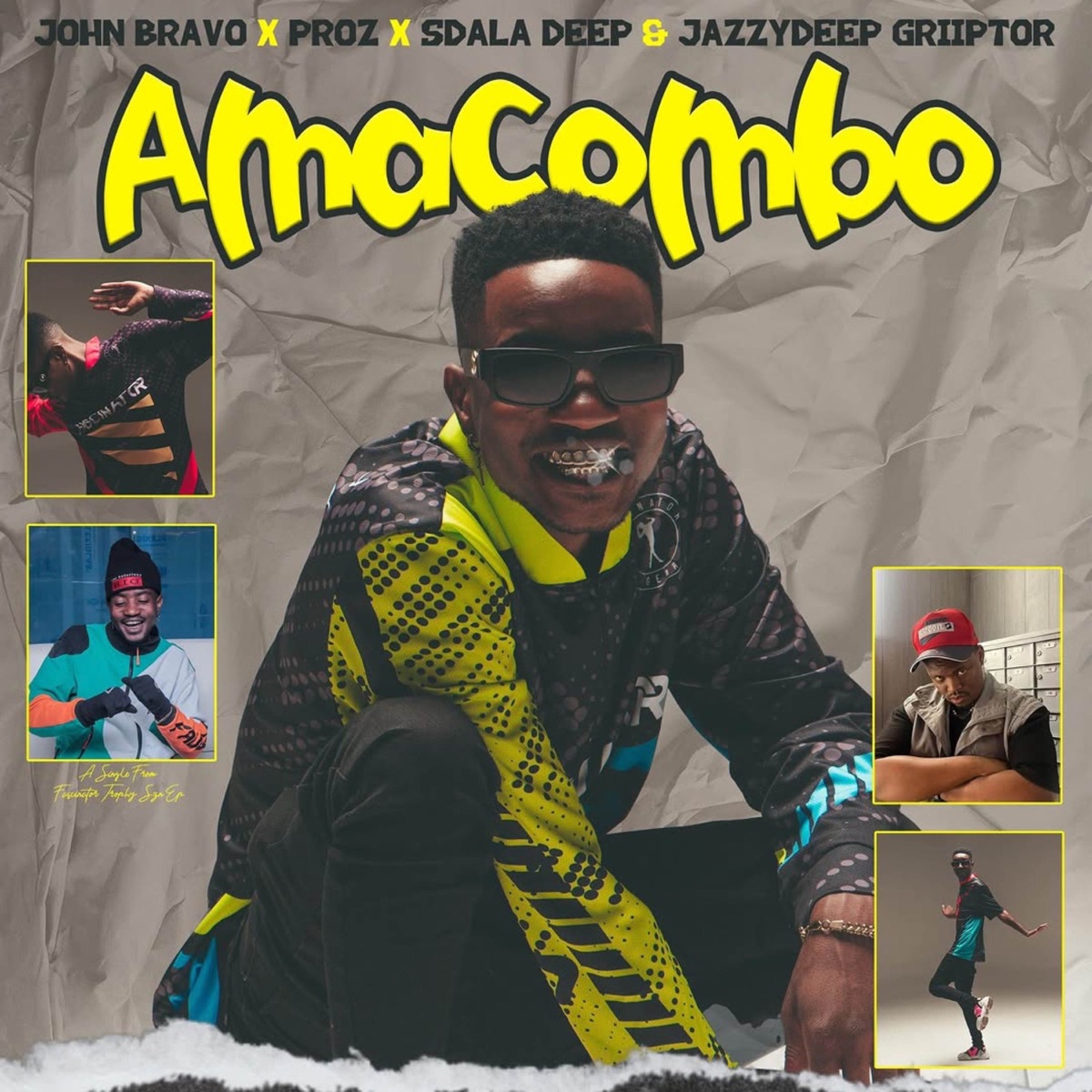 Ama Combo (Remastered) - Single by John bravo, JazzyDeep Griiptor, Sdala Deep & Prozthefuture album cover