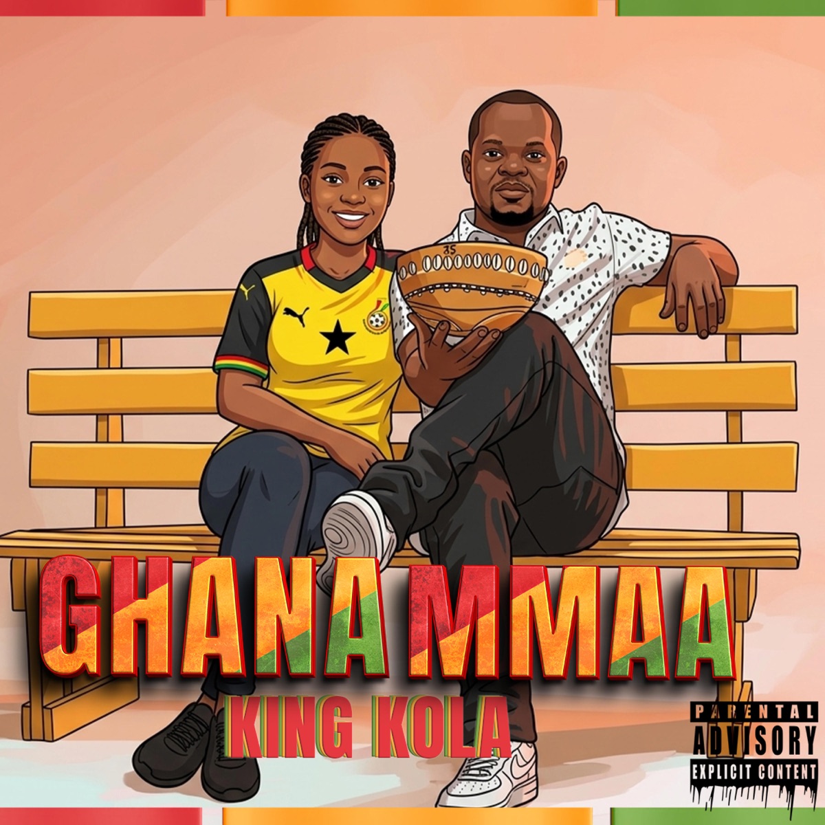 Ghana Mmaa - Single by KING KOLA album cover