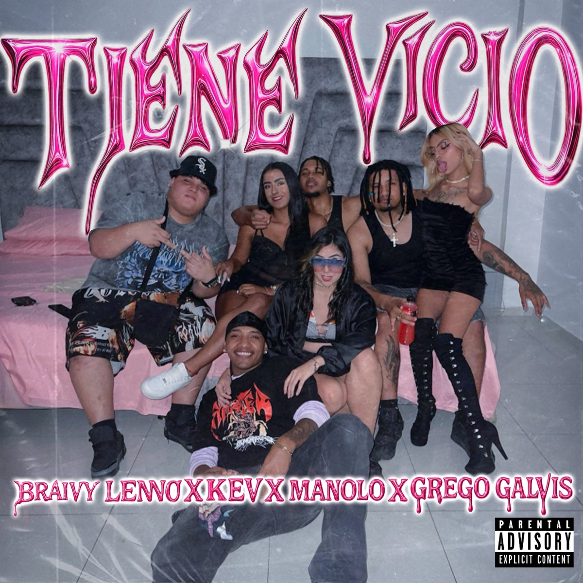 TIENE VICIO - Single by Braivy Lenno, Grego Galvis, Manolo El Crazy & Kev album cover