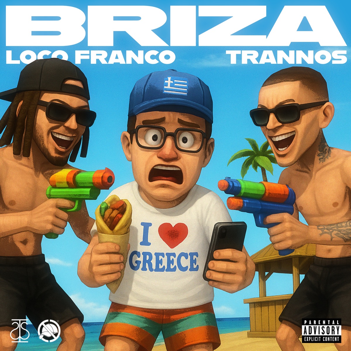 BRIZA - Single by Loco Franco & Trannos album cover
