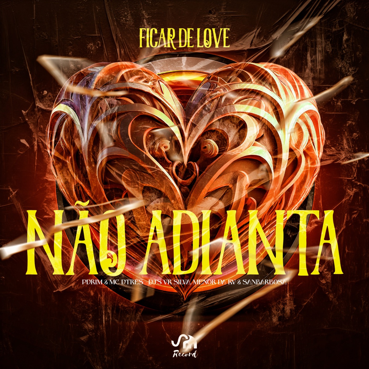 Ficar de Love Não Adianta (feat. MC DTRÊS & Pdrim) - Single by Dj Vr Silva, DJ SANBARBOSA & DJ MENOR DA RV album cover