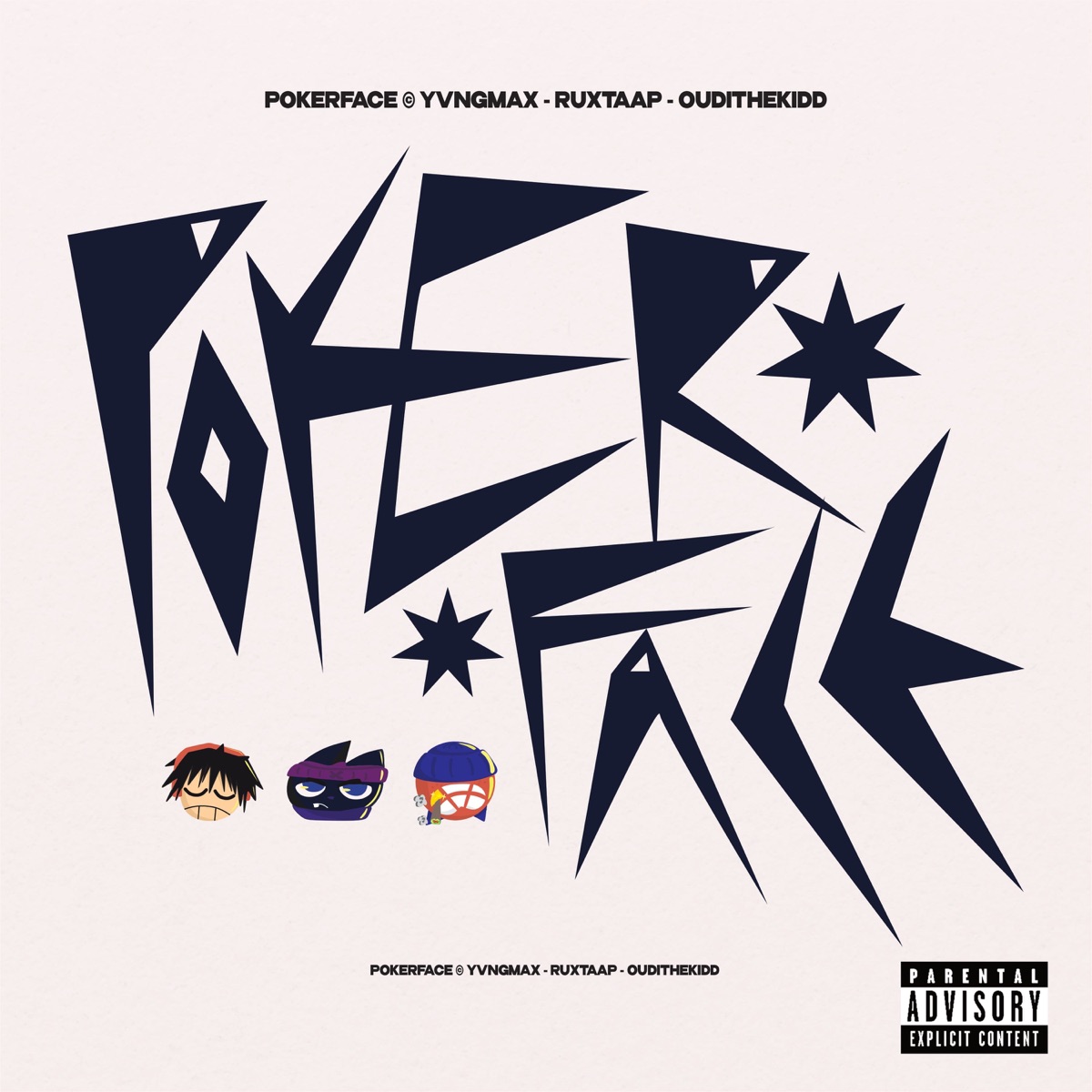 POKERFACE (feat. Ruxtaap & OudiTheKidd) - Single by YvngMax album cover