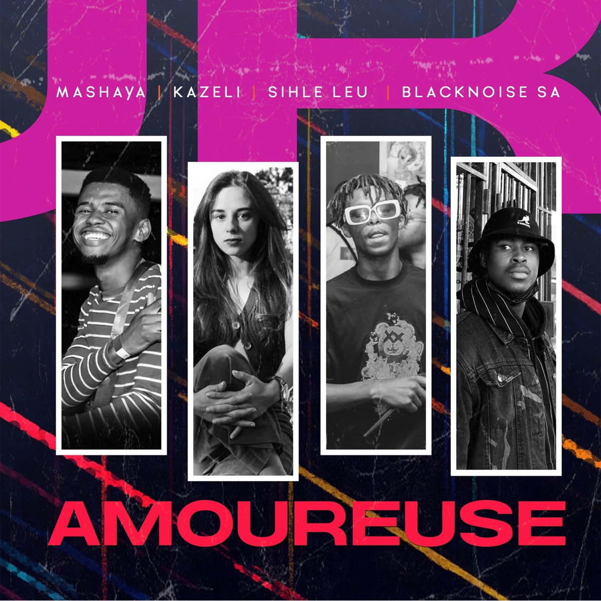 Amoureuse (feat. Sihle Leu & Blacknoise_sa) - Single by Mashaya & Kazeli album cover
