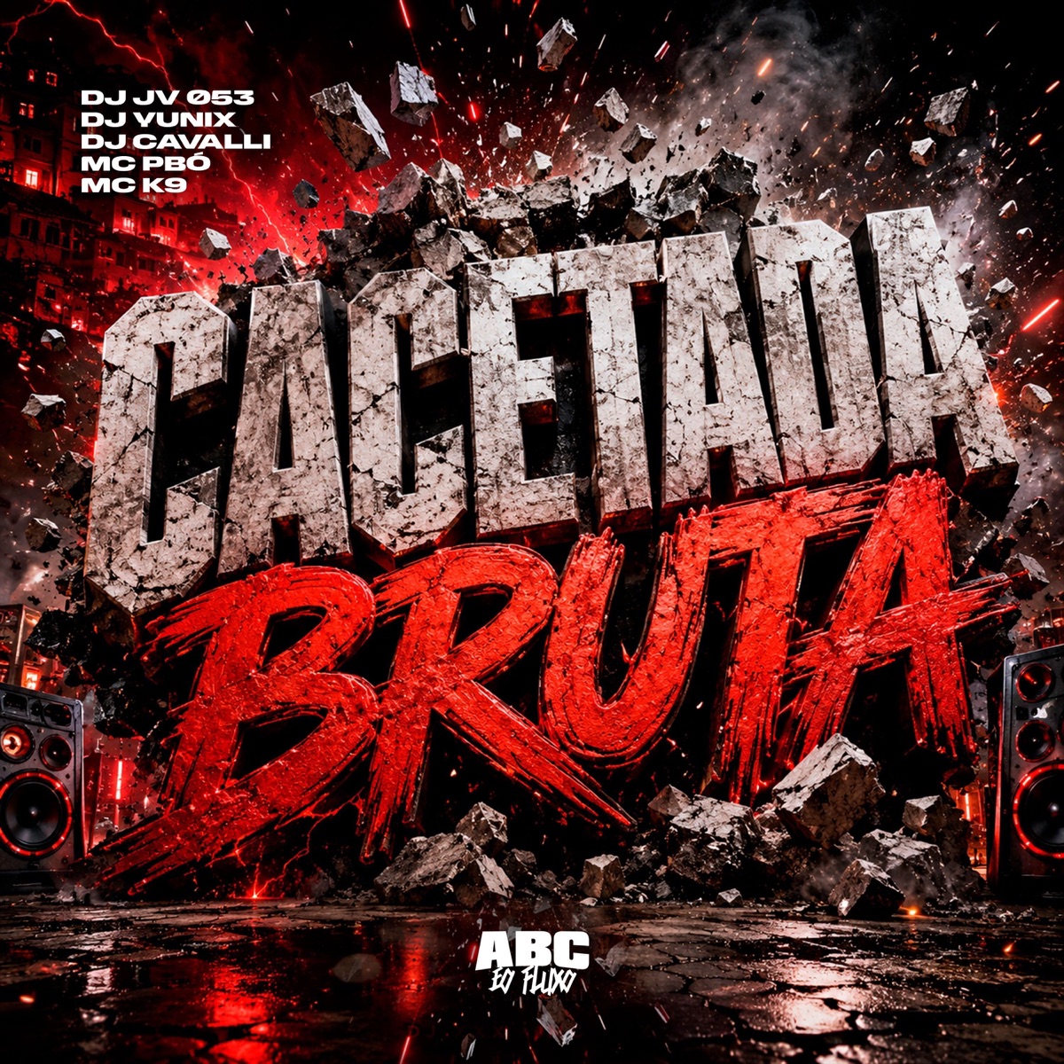 Cacetada Bruta (feat. MC K9) - Single by DJ JV 053, DJ Cavalli, Dj Yunix & Mc Pbó album cover