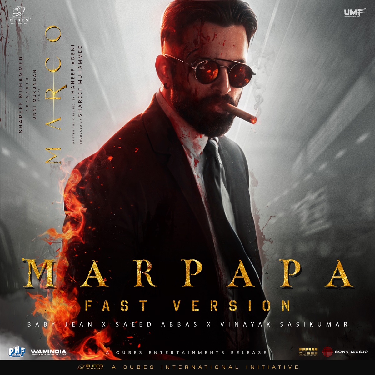 Marpapa (Fast Version) [From "Marco"] - Single by Saeed Abbas, BABY JEAN & Vinayak Sasikumar album cover