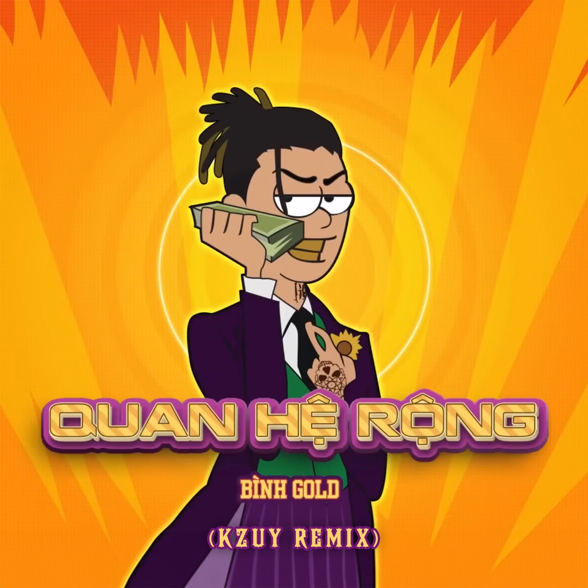 Quan Hệ Rộng (Kzuy Remix) - Single by Bình Gold album cover