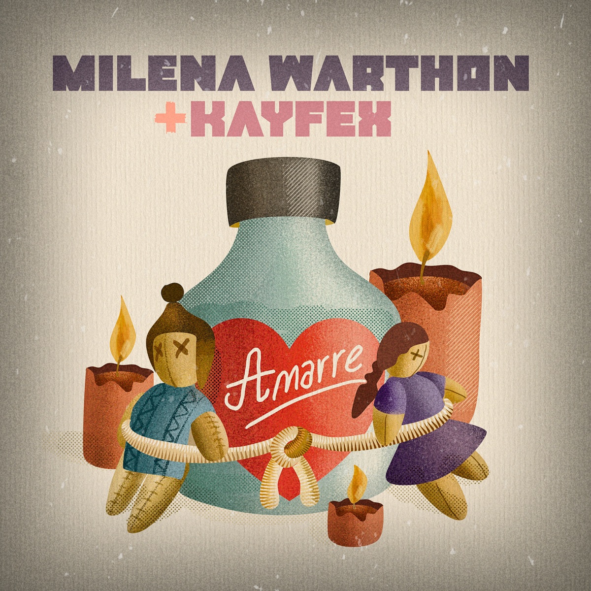AMARRE - Single by Milena Warthon & Kayfex album cover