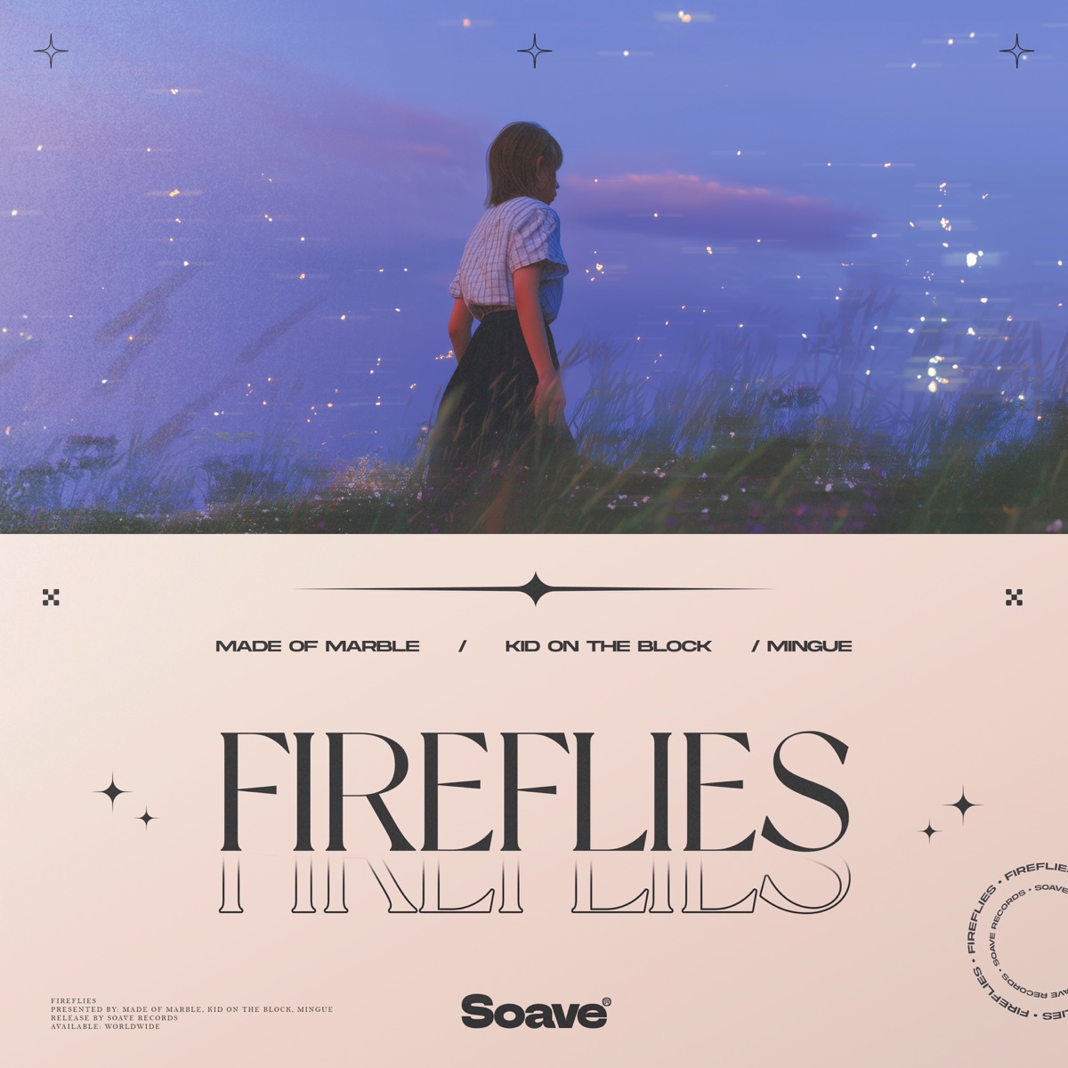 Fireflies - Single by Made Of Marble, Kid On The Block & Mingue album cover
