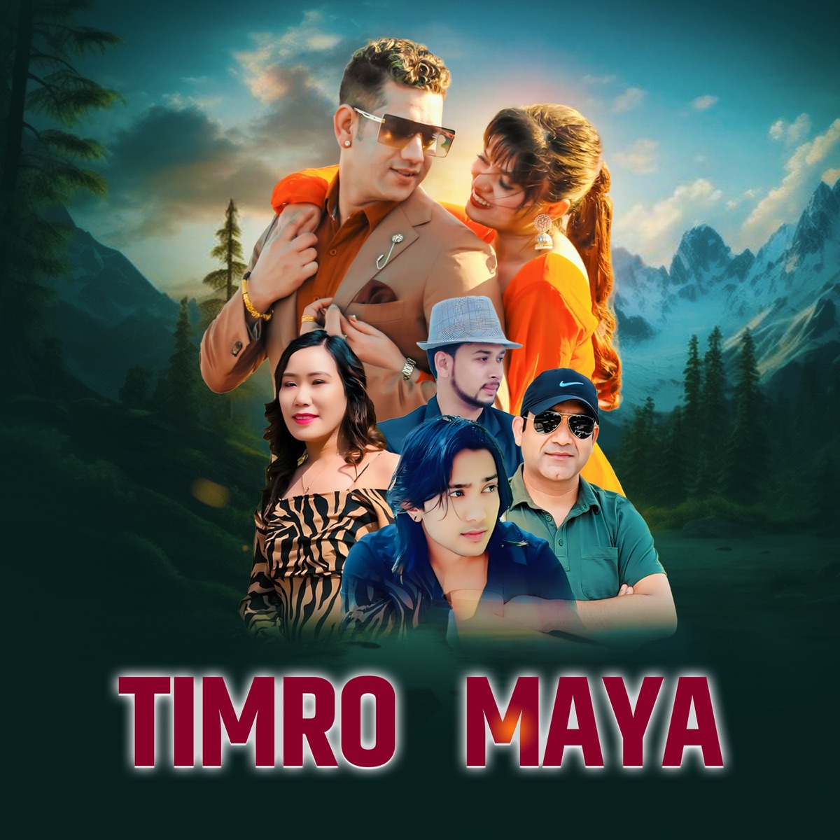 Timro Maya (feat. Indira Kc & Siris Gautam) - Single by Suman KC & Deepa Lama album cover