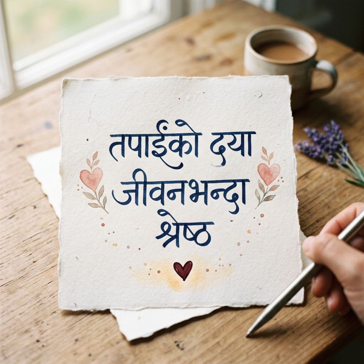 Tapaiko Daya Jiban Bhanda Shrestha - Single by isai album cover