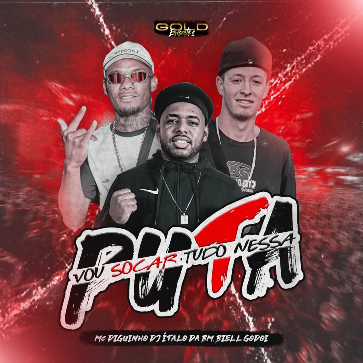 Eu Vou Socar Tudo Nessa Puta - Single by dj italo da bm, Biell Godoi & Mc Diguinho album cover
