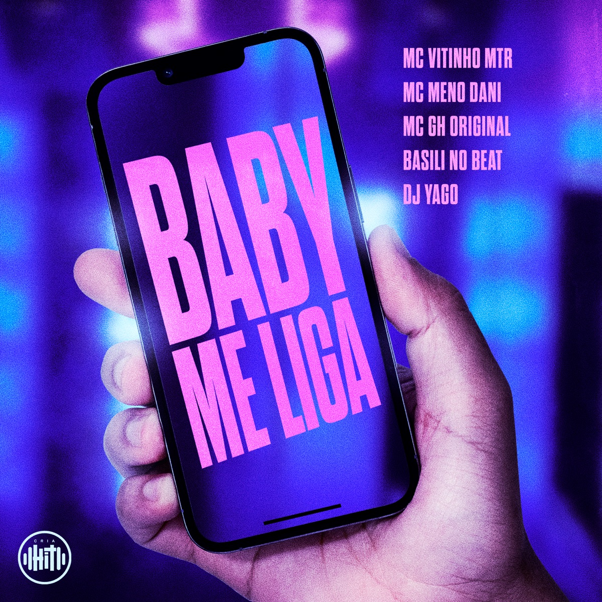 Baby Me Liga (feat. Dj Yago, MC GH Original & Basili no Beat) - Single by Mc Vitinho MTR & MC Meno Dani album cover