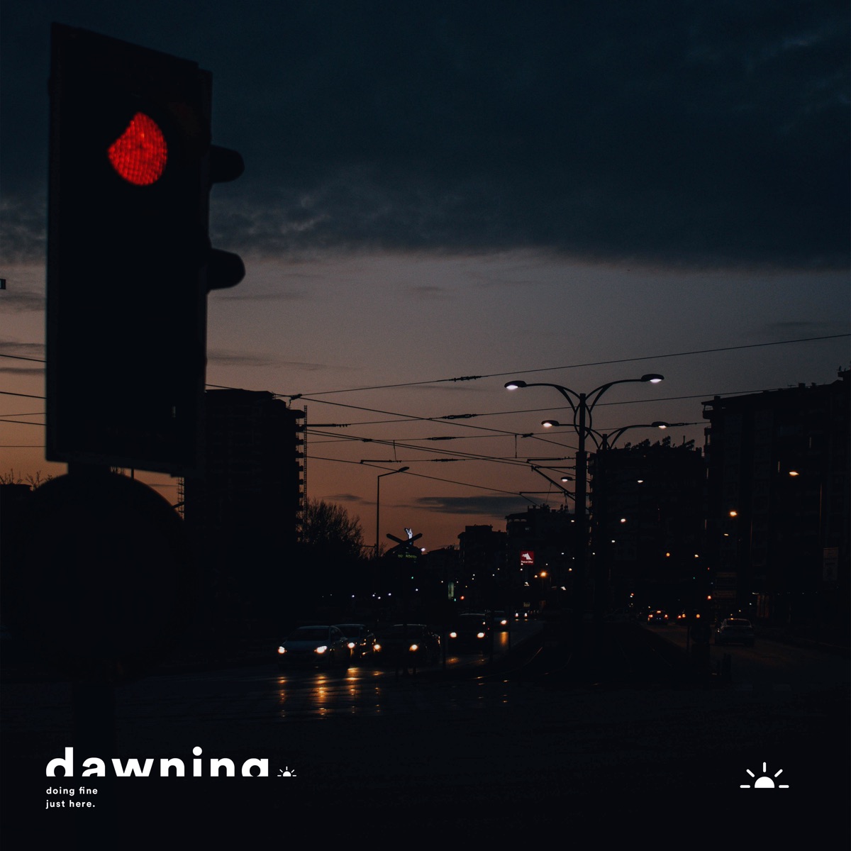 Doing Fine - Single by just here. album cover