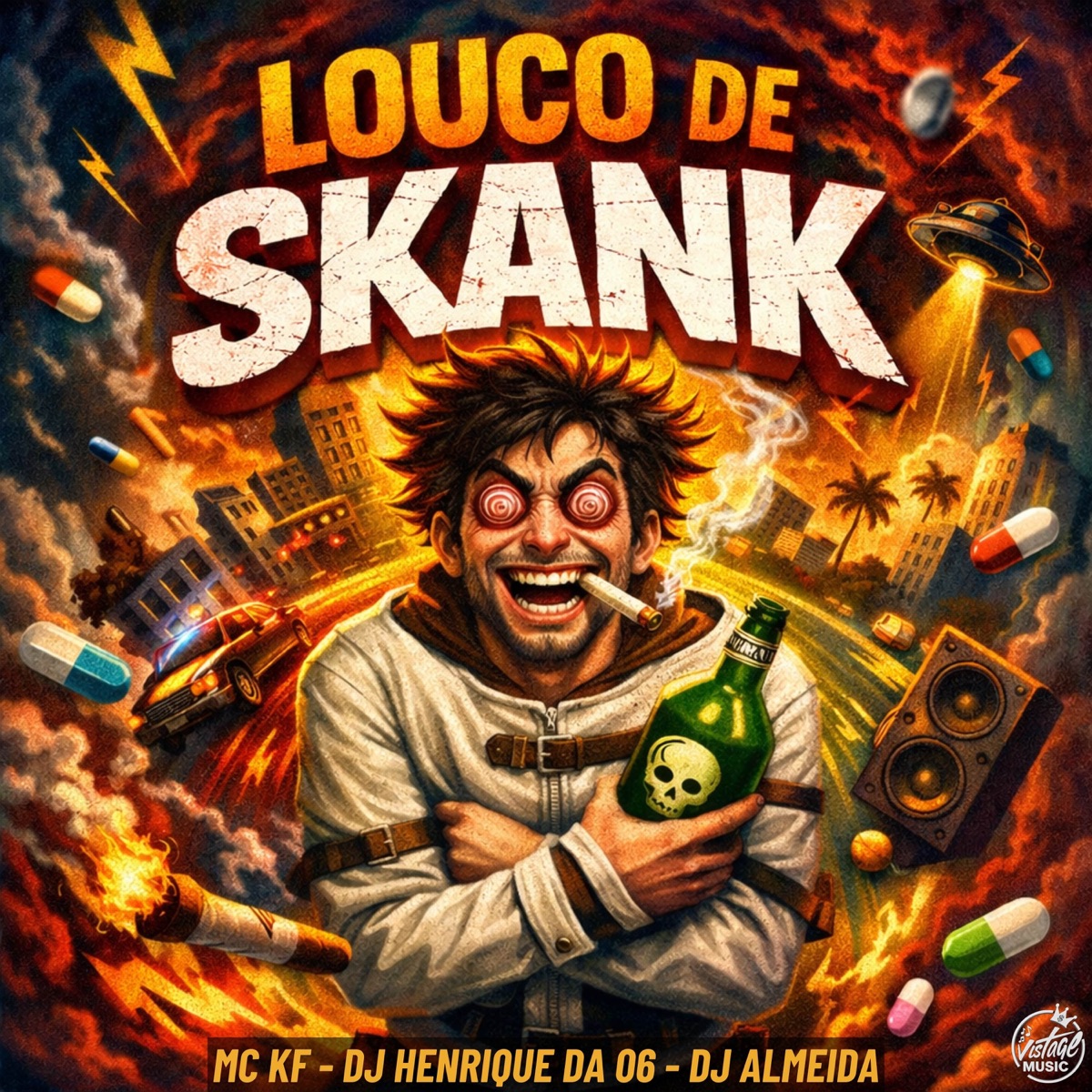 Louco de Skank (Eletrofunk) - Single by Dj Henrique da 06, Dj Almeida & MC KF album cover