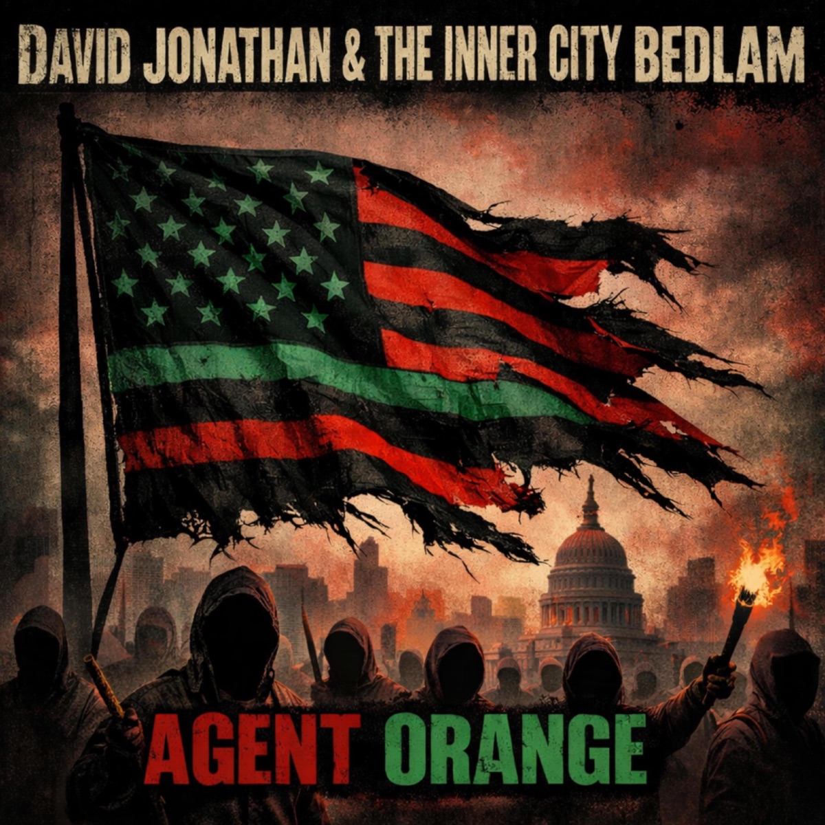 Agent Orange (Radio Edit) - Single by David Jonathan & The Inner City Bedlam album cover