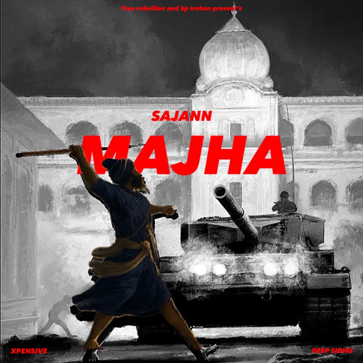 Majha - Single by SAJANN, B MAJXR & Deep Sidhu album cover