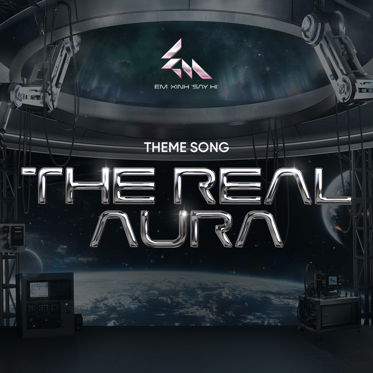 THE REAL AURA - Single by Bích Phương, Saabirose, Ánh Sáng AZA, A1J, LYHAN, Yeolan, Chi Xê, MAIQUINN, Miu Lê, Phương Ly, EM XINH "SAY HI", Liu Grace, Tiên Tiên, Bảo Anh, Phương Mỹ Chi, Juky San, Orange, LyLy, 52Hz, Lâm Bảo Anh, Lâm Bảo Ngọc, Vũ Thảo My, Hoàng Duyên, Châu Bùi, Quỳnh Anh Shyn, Pháo, LAMOON, Ngô Lan Hương, Muộii, Mỹ Mỹ, Han Sara & DANMY album cover