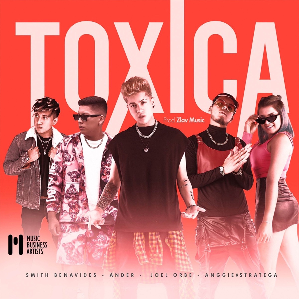 Toxica (feat. Ander) - Single by Anggie & Stratega, Smith Benavides & Joel Orbe album cover